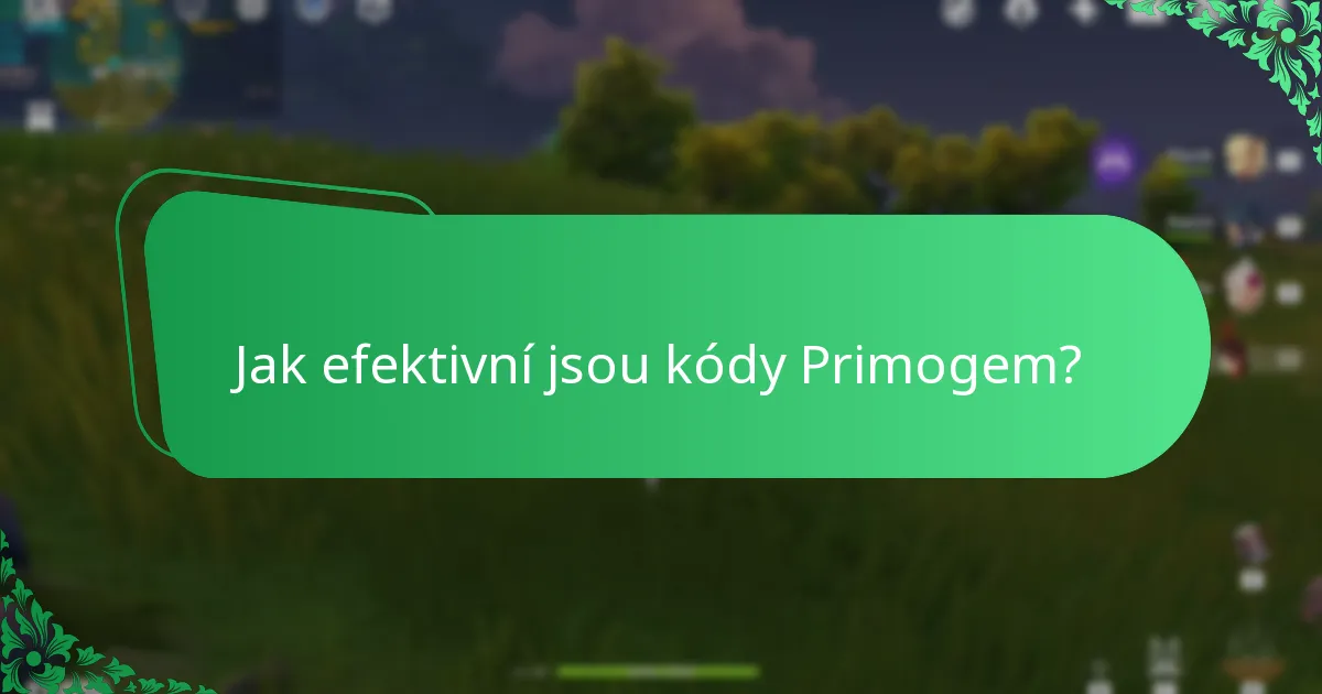 Jaké minulé akce vedly k Primogem kódům?
