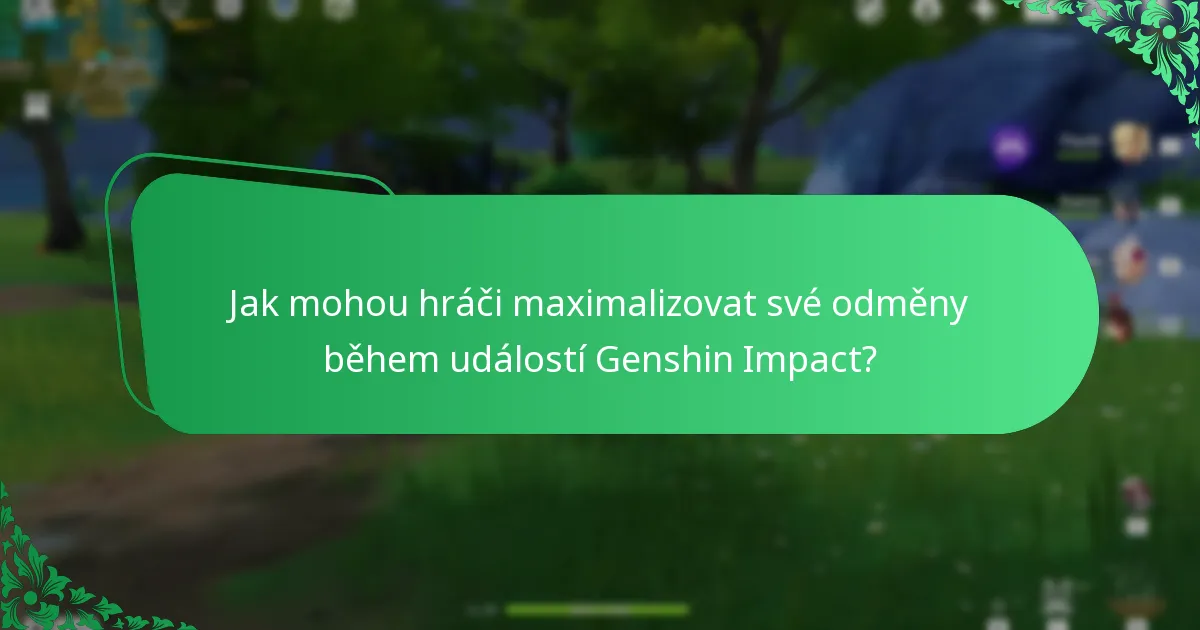 Jaké odměny mohou hráči očekávat z budoucích událostí Genshin Impact?